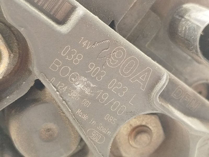 Recambio de alternador para volkswagen sharan (7m8, 7m9, 7m6) 2.0 referencia OEM IAM 038903023L  0124325001