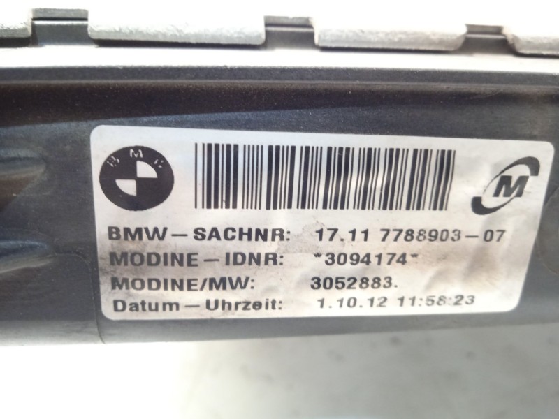 Recambio de radiador agua para bmw x1 (e84) sdrive 18 d referencia OEM IAM 7788903 17117788903 