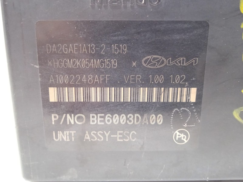 Recambio de abs para kia rio iv (yb, sc, fb) 1.2 cvvt referencia OEM IAM 58910H8400 BE6003DA00 BH6013DA00