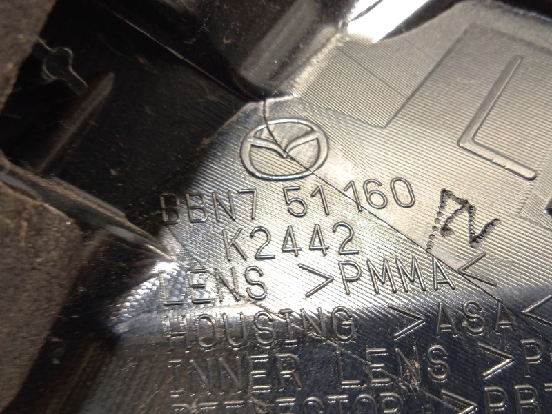 Recambio de piloto trasero izquierdo para mazda 3 (bl) 1.6 mzr cd (bl14) referencia OEM IAM BBN751160 BCW851160E 