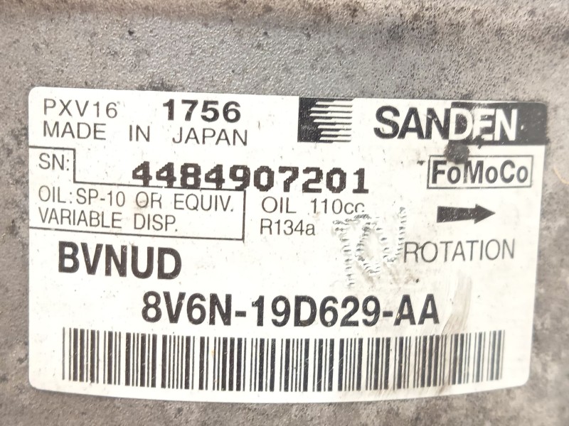 Recambio de compresor aire acondicionado para mazda 3 (bl) 1.6 mzr cd (bl14) referencia OEM IAM 8V6N19D629AA  