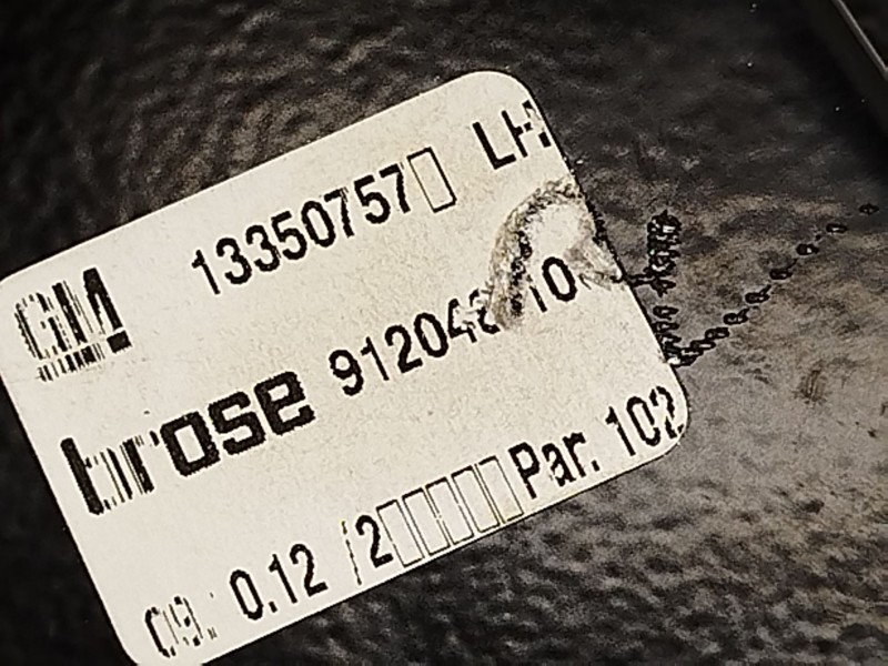 Recambio de elevalunas delantero izquierdo para opel astra j (p10) 1.7 cdti (68) referencia OEM IAM 13350757 20951581 