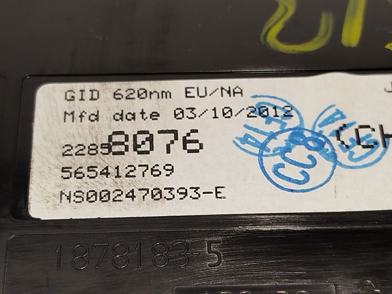 Recambio de pantalla multifuncion para opel astra j (p10) 1.7 cdti (68) referencia OEM IAM 22858076  