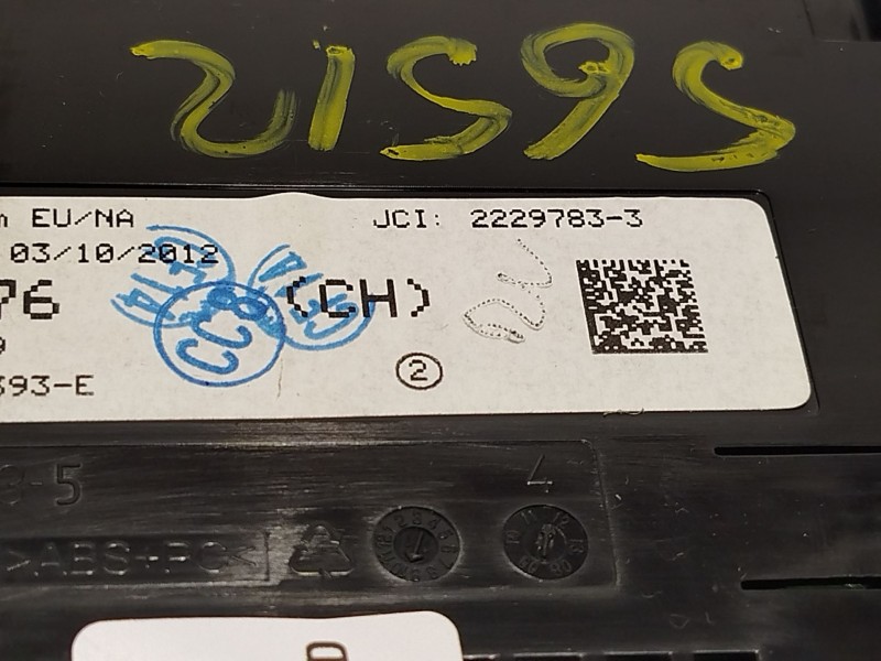 Recambio de pantalla multifuncion para opel astra j (p10) 1.7 cdti (68) referencia OEM IAM 22858076  