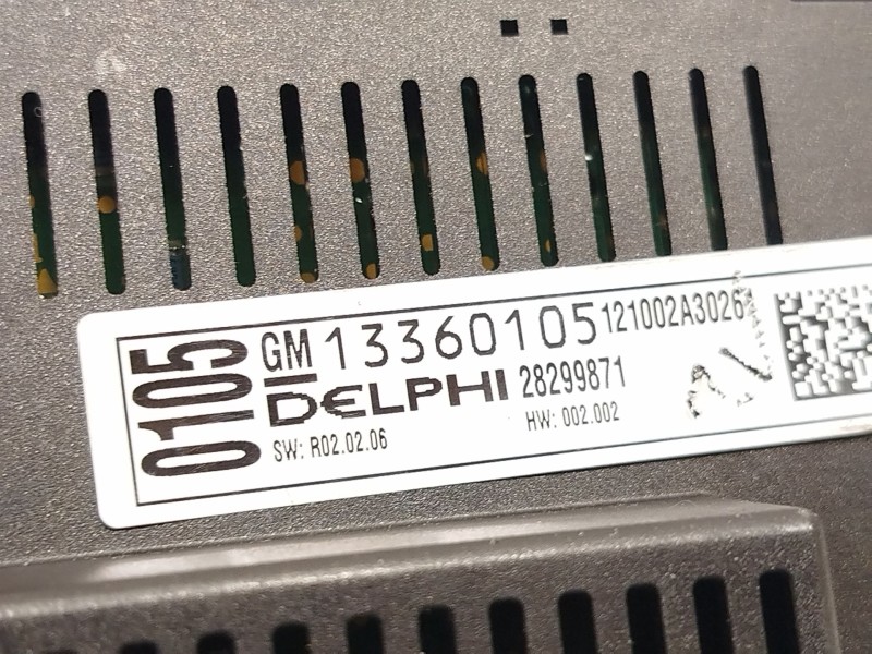 Recambio de mando climatizador para opel astra j (p10) 1.7 cdti (68) referencia OEM IAM 13360105  28299871