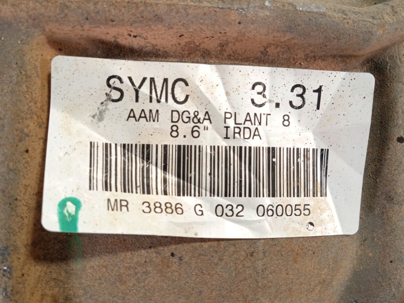 Recambio de diferencial trasero para ssangyong rexton / rexton ii (gab_) 2.7 d 4x4 referencia OEM IAM 4310009000  