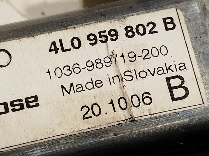Recambio de elevalunas delantero derecho para audi q7 (4lb) 3.0 tdi quattro referencia OEM IAM 4L0837462A 4L0959802B 