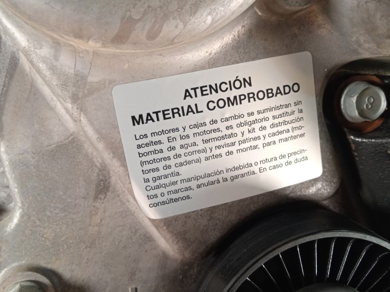 Recambio de motor completo para hyundai elantra v sedán (md, ud) 1.6 referencia OEM IAM G4FG  