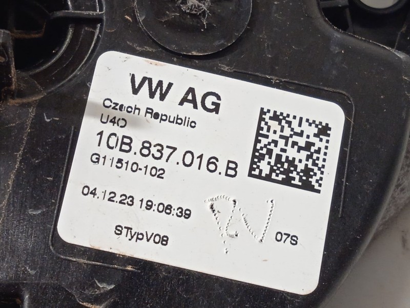 Recambio de cerradura puerta delantera derecha para skoda kamiq (nw4) 1.0 tsi referencia OEM IAM 10B837016B  