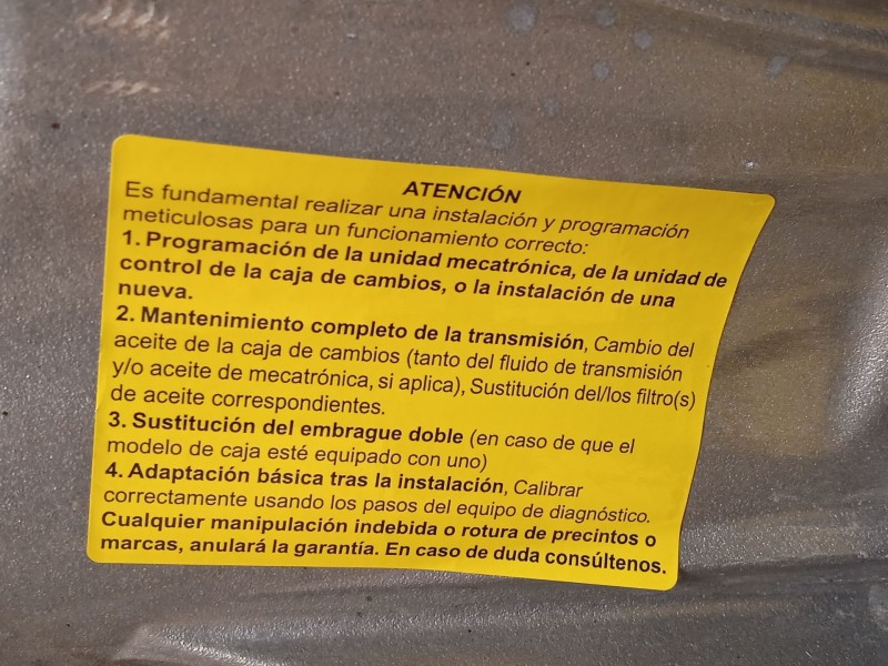 Recambio de caja cambios para bmw x1 (f48) sdrive 18 i referencia OEM IAM AMJ 28005A81A90 GD7F32AG