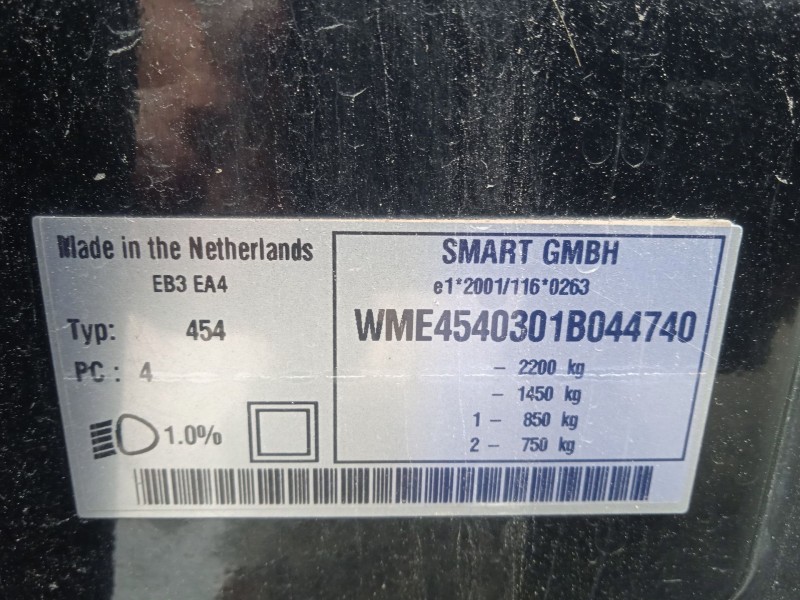 smart forfour (454) del año 2005