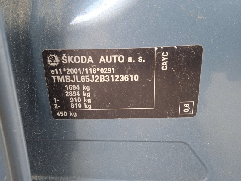 skoda fabia ii combi (545) del año 2011