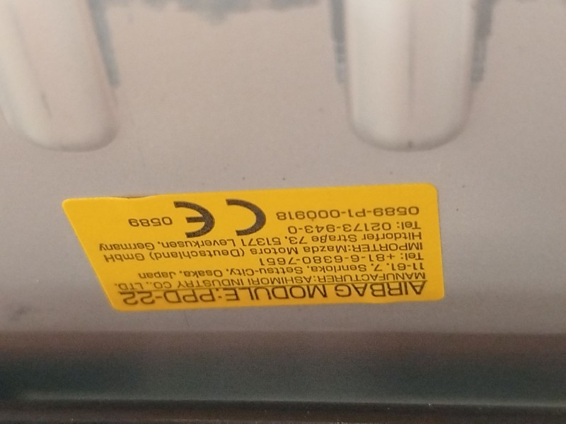 Recambio de kit airbag para mazda cx-5 (kf) 2.5 awd referencia OEM IAM KB8C60330D02 K12357K30B B63C57K00B02