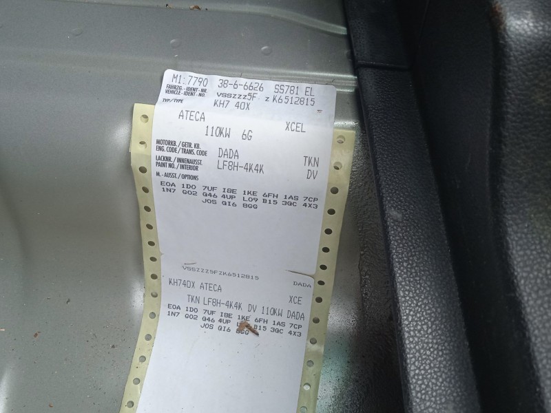 seat ateca (kh7, khp) del año 2018