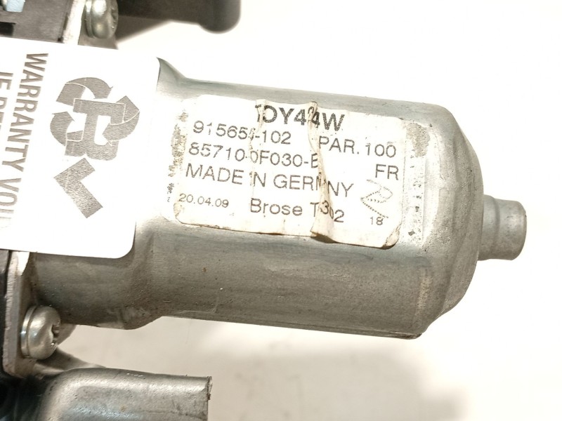 Recambio de elevalunas delantero derecho para toyota verso (_r2_) 2.0 d-4d (aur20_) referencia OEM IAM 857100F030E 915650102 