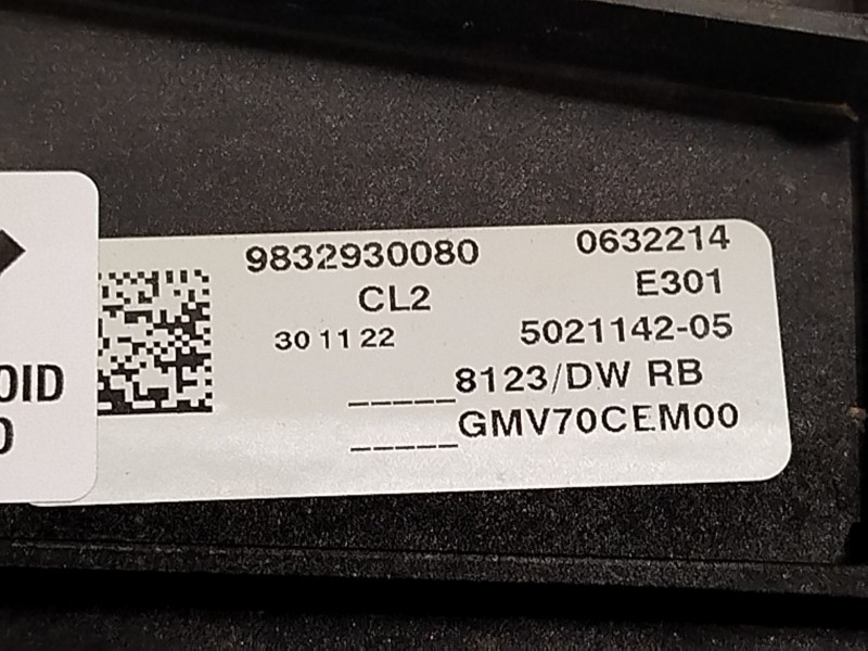 Recambio de electroventilador para fiat doblo furgoneta/monovolumen (510_, 511_) bluehdi 100 referencia OEM IAM 9832930080  