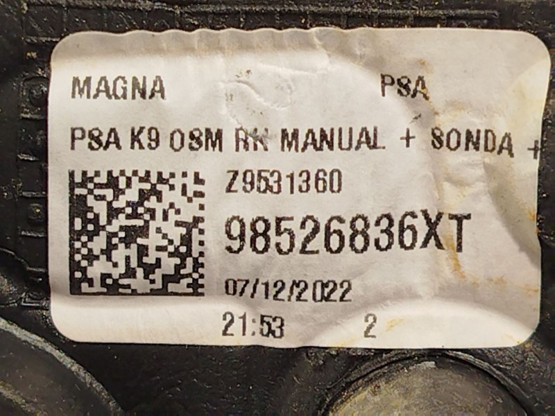 Recambio de retrovisor derecho para fiat doblo furgoneta/monovolumen (510_, 511_) bluehdi 100 referencia OEM IAM 98526836XT  