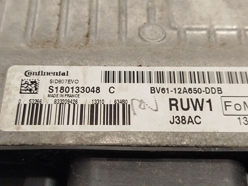 Recambio de centralita motor uce para ford focus iii 1.6 tdci referencia OEM IAM BV6112A650DDB  S180133048C