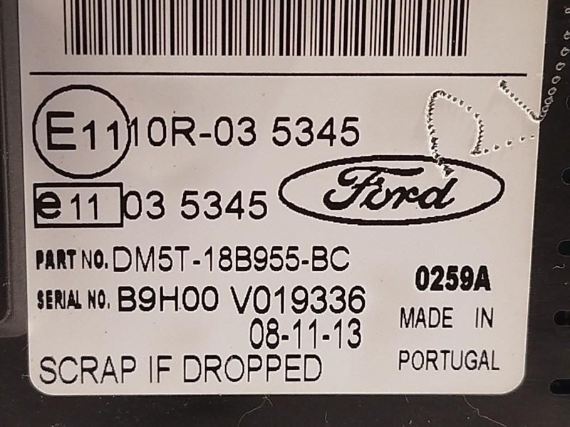 Recambio de pantalla multifuncion para ford focus iii 1.6 tdci referencia OEM IAM DM5T18B955BC 2014481 