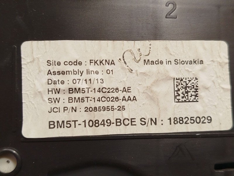 Recambio de cuadro instrumentos para ford focus iii 1.6 tdci referencia OEM IAM BM5T10849BCE 5580301 