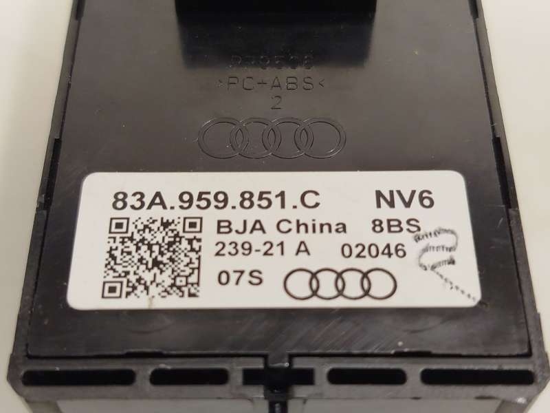 Recambio de mando elevalunas delantero izquierdo para audi q4 e-tron sportback (f4n) 40 e-tron referencia OEM IAM 83A959851C 83A - Negro 6