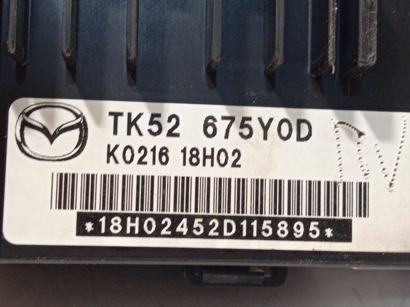 Recambio de modulo electronico para mazda cx-5 (kf) 2.5 awd referencia OEM IAM TK52675Y0D  K021618H02