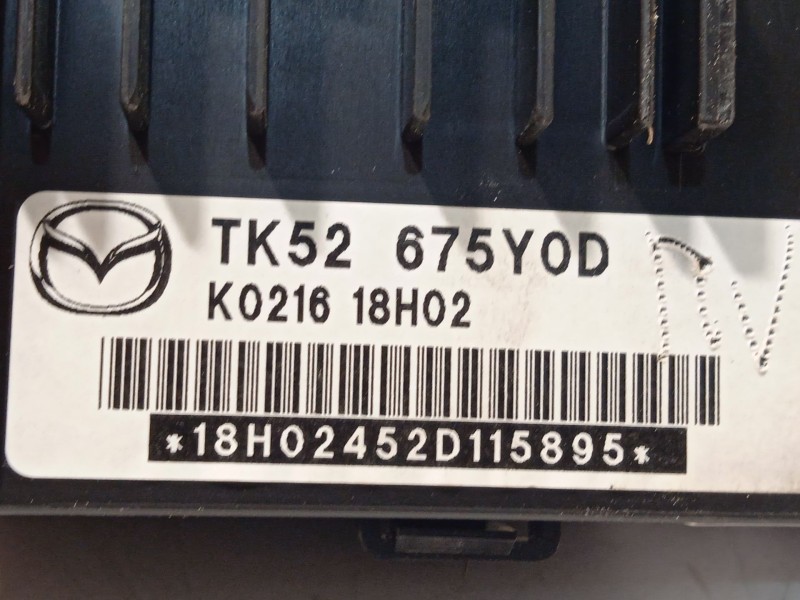 Recambio de modulo electronico para mazda cx-5 (kf) 2.5 awd referencia OEM IAM TK52675Y0D  K021618H02