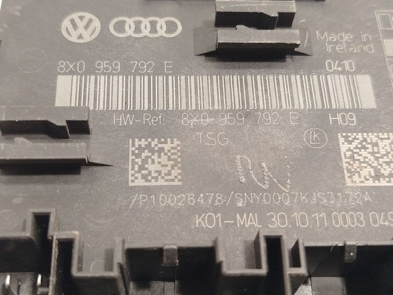 Recambio de centralita confort para audi q3 (8ub, 8ug) 2.0 tdi referencia OEM IAM 8X0959792E  