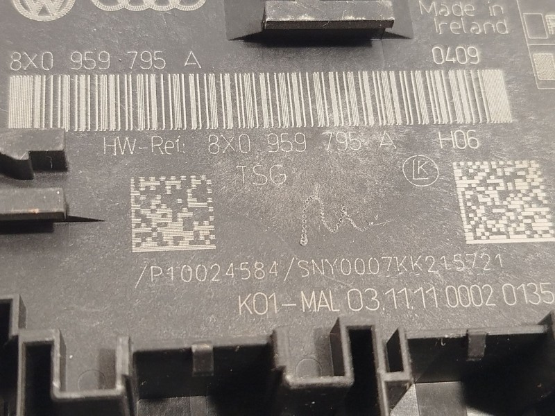 Recambio de centralita confort para audi q3 (8ub, 8ug) 2.0 tdi referencia OEM IAM 8X0959795A  