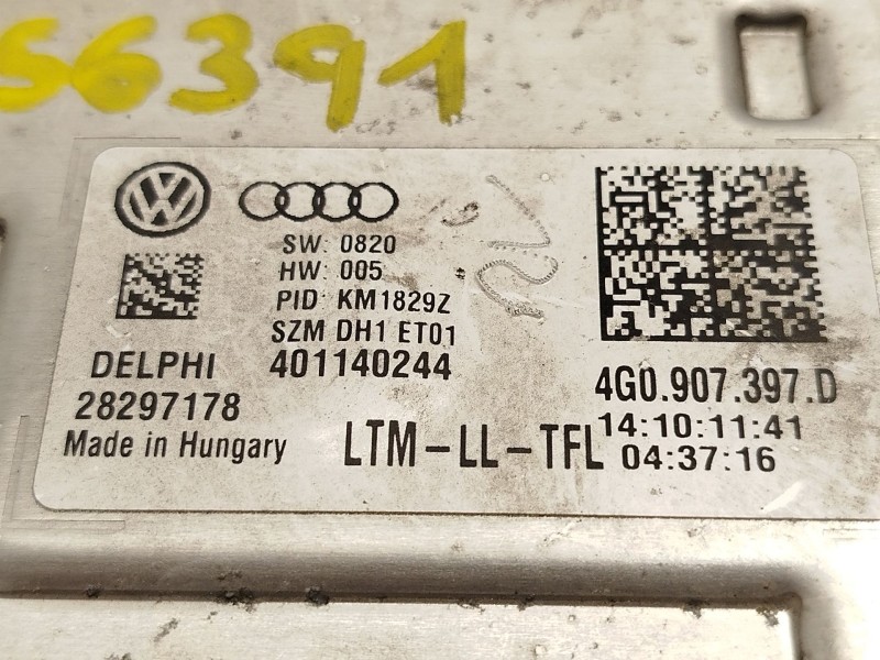 Recambio de centralita led izquierda para audi q3 (8ub, 8ug) 2.0 tdi referencia OEM IAM 4G0907397D  28297178