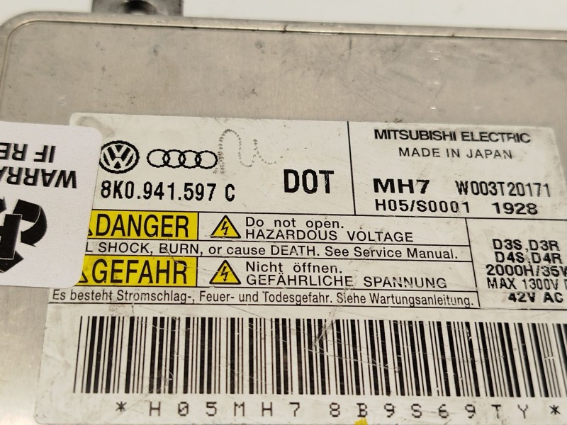 Recambio de centralita led derecha para audi q3 (8ub, 8ug) 2.0 tdi referencia OEM IAM 8K0941597C  W003T20171