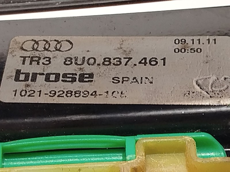 Recambio de elevalunas delantero izquierdo para audi q3 (8ub, 8ug) 2.0 tdi referencia OEM IAM 8U0837461 8K0959801B 
