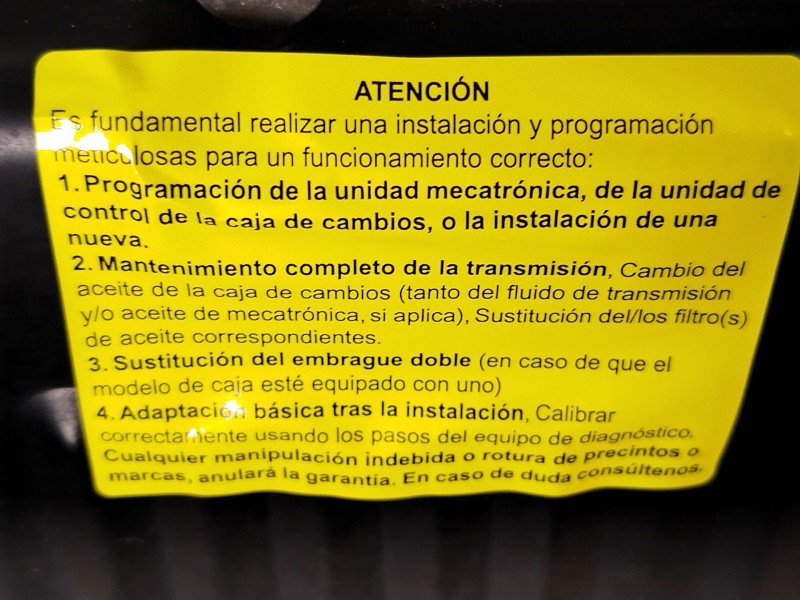 Recambio de caja cambios para volvo s80 ii (124) d5 referencia OEM IAM 36050307 30751946 