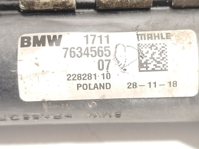 Recambio de radiador agua para bmw x1 (f48) sdrive 18 i referencia OEM IAM 17117634565  