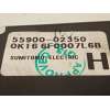 Recambio de mando climatizador para toyota auris hybrid active referencia OEM IAM 5590002350  