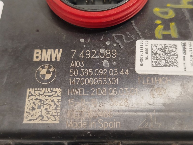 Recambio de centralita led izquierda para bmw x1 (f48) sdrive 18 i referencia OEM IAM 7492089 63117492089 