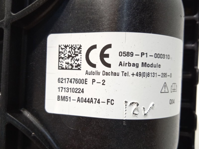 Recambio de airbag delantero derecho para ford focus iii turnier 1.0 ecoboost referencia OEM IAM BM51A044A74FC 1901367 