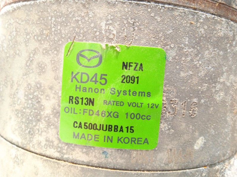 Recambio de compresor aire acondicionado para mazda cx-5 (kf) 2.5 awd referencia OEM IAM KD4561450A  