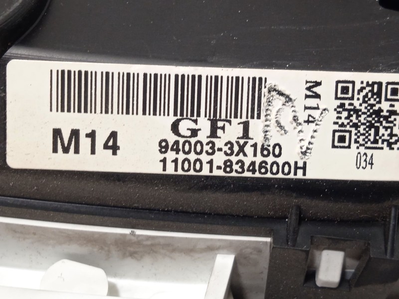 Recambio de cuadro instrumentos para hyundai elantra v sedán (md, ud) 1.6 referencia OEM IAM 940033X160  11001834600H