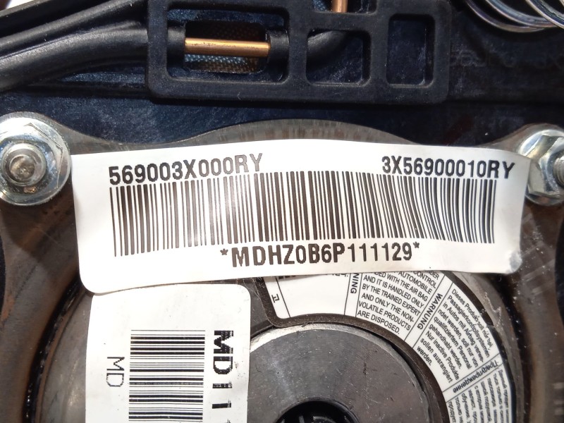 Recambio de airbag delantero izquierdo para hyundai elantra v sedán (md, ud) 1.6 referencia OEM IAM 569003X000RY  