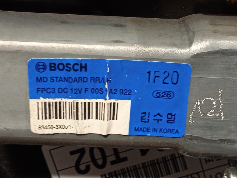 Recambio de elevalunas trasero izquierdo para hyundai elantra v sedán (md, ud) 1.6 referencia OEM IAM 834703X000  