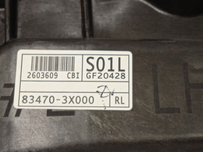 Recambio de elevalunas trasero izquierdo para hyundai elantra v sedán (md, ud) 1.6 referencia OEM IAM 834703X000  