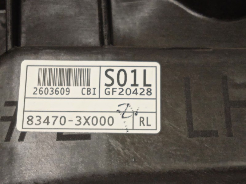 Recambio de elevalunas trasero izquierdo para hyundai elantra v sedán (md, ud) 1.6 referencia OEM IAM 834703X000  