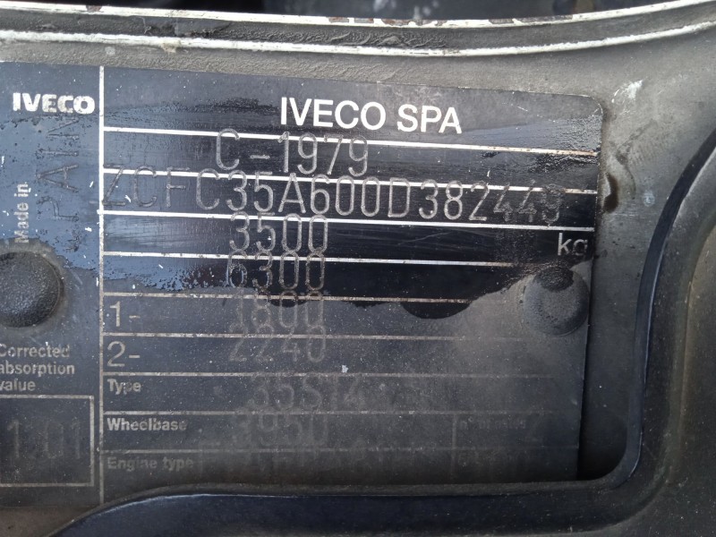 iveco daily iv furgoneta del año 2008