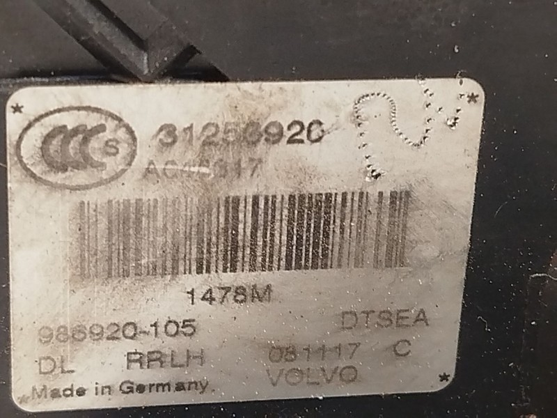 Recambio de cerradura puerta trasera izquierda para volvo s80 ii (124) d5 referencia OEM IAM 31253920  