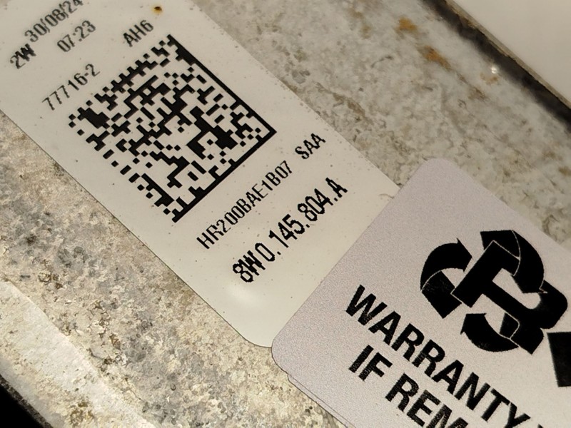 Recambio de intercooler para audi a4 b9 avant (8w5, 8wd) 30 tdi mild hybrid referencia OEM IAM 8W0145804A  