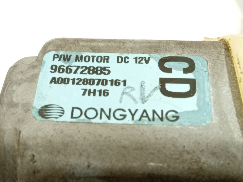 Recambio de elevalunas trasero derecho para opel antara a (l07) 2.0 cdti referencia OEM IAM 96672885 A00128070161 