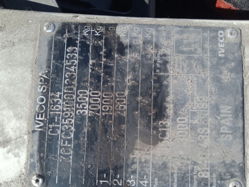 iveco daily iii caja/chasis del año 2004