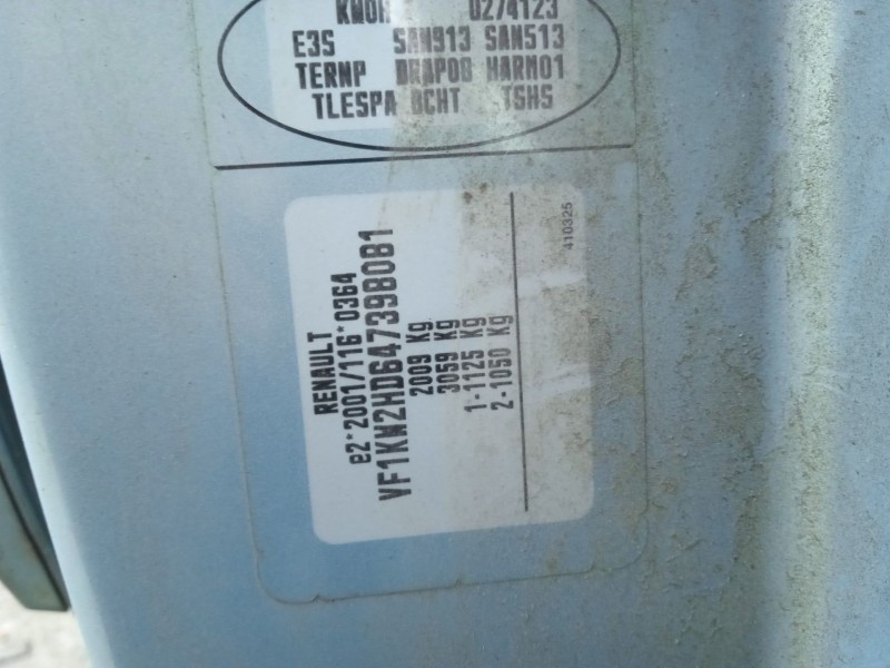 renault kangoo / grand kangoo ii (kw0/1_) del año 2012