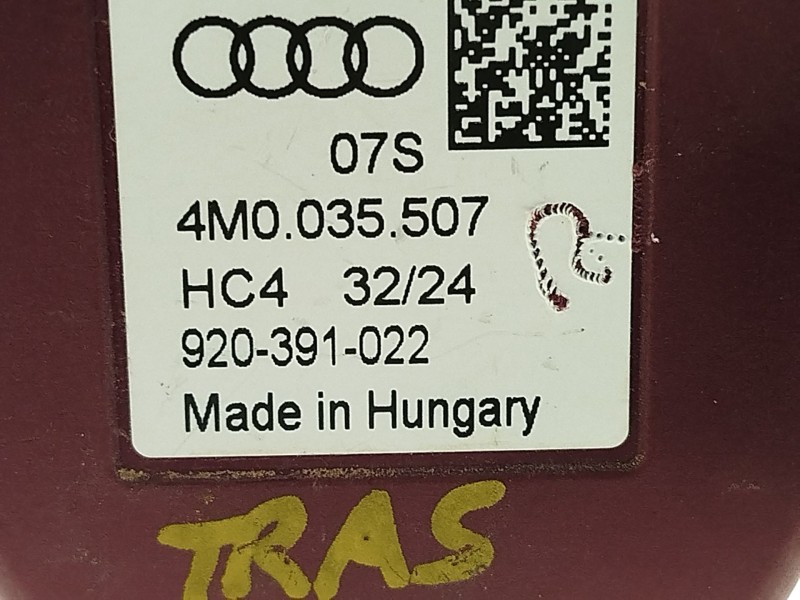 Recambio de antena para audi a4 b9 avant (8w5, 8wd) 30 tdi mild hybrid referencia OEM IAM 4M0035507  